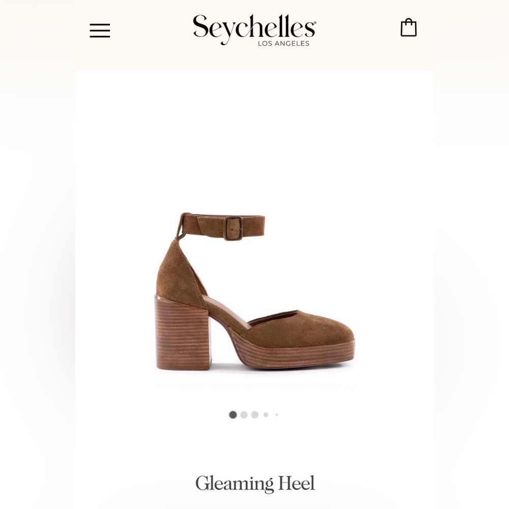 Mary Jane style Block Heels - Seychelles Gleaming Heel